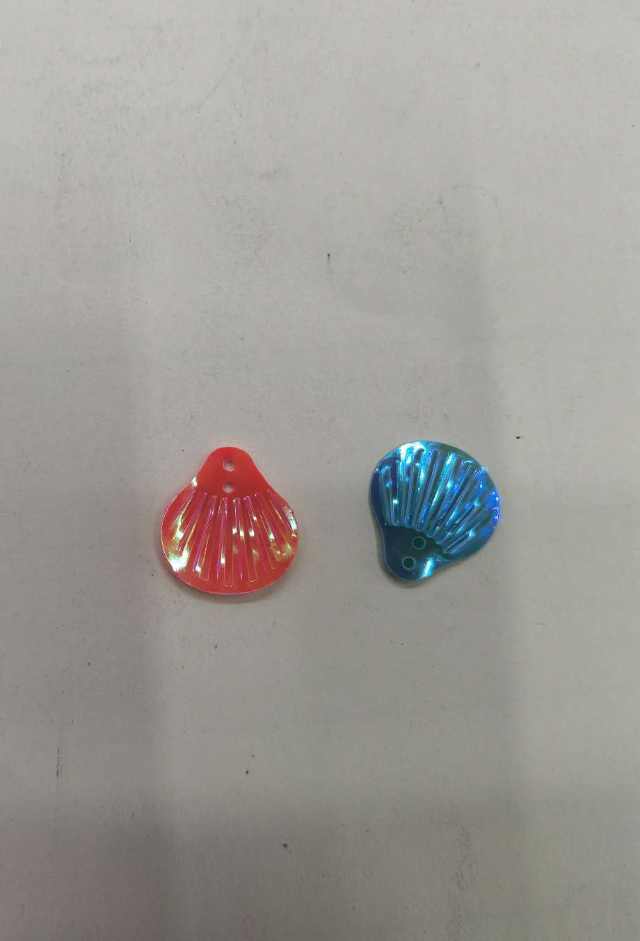 18X20 cream seven-color shell mixed color sequins, mixed jewelry accessories, Jincan 151 details Picture