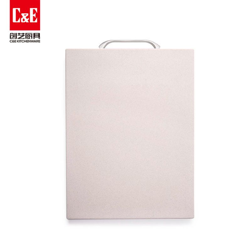 C&E Creative Kitchenware's new product, wheat straw cutting board, home anti-corrosion and anti-mold cutting board 38*28 Specification image
