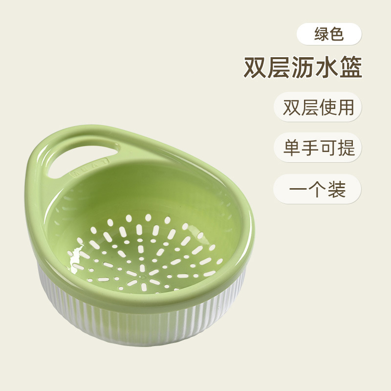沥水篮、盆实物图