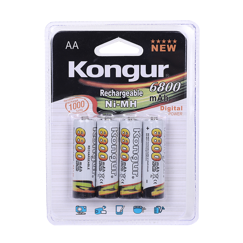 kongur 5 rechargeable battery 1.2V nickel-cadmium AA battery Children's toy remote control 7 rechargeable battery wholesale