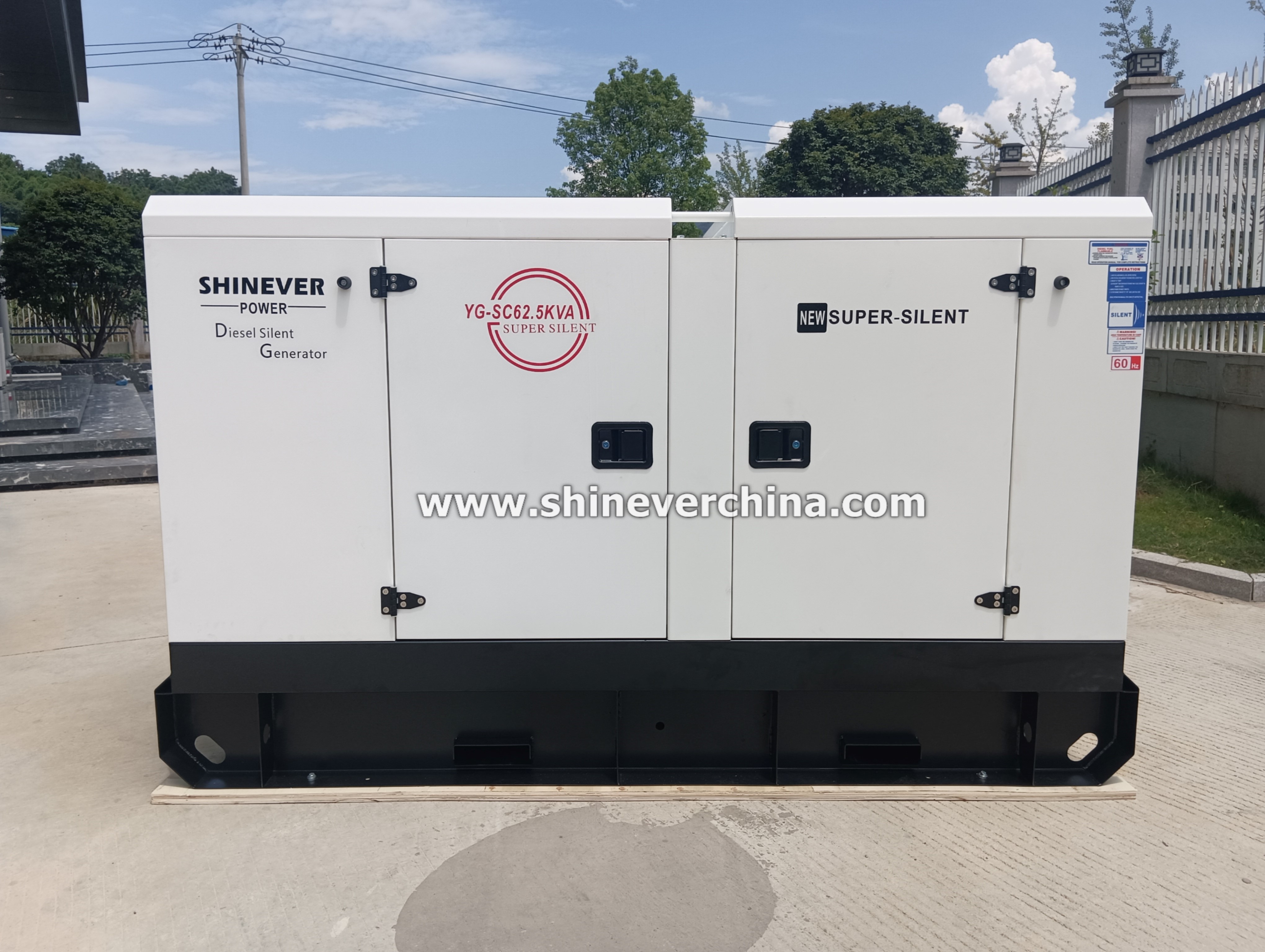 Shinever 柴油发电机组 50KW/62.5KVA 静音款全自动潍柴玉柴发电机 Diesel Generator