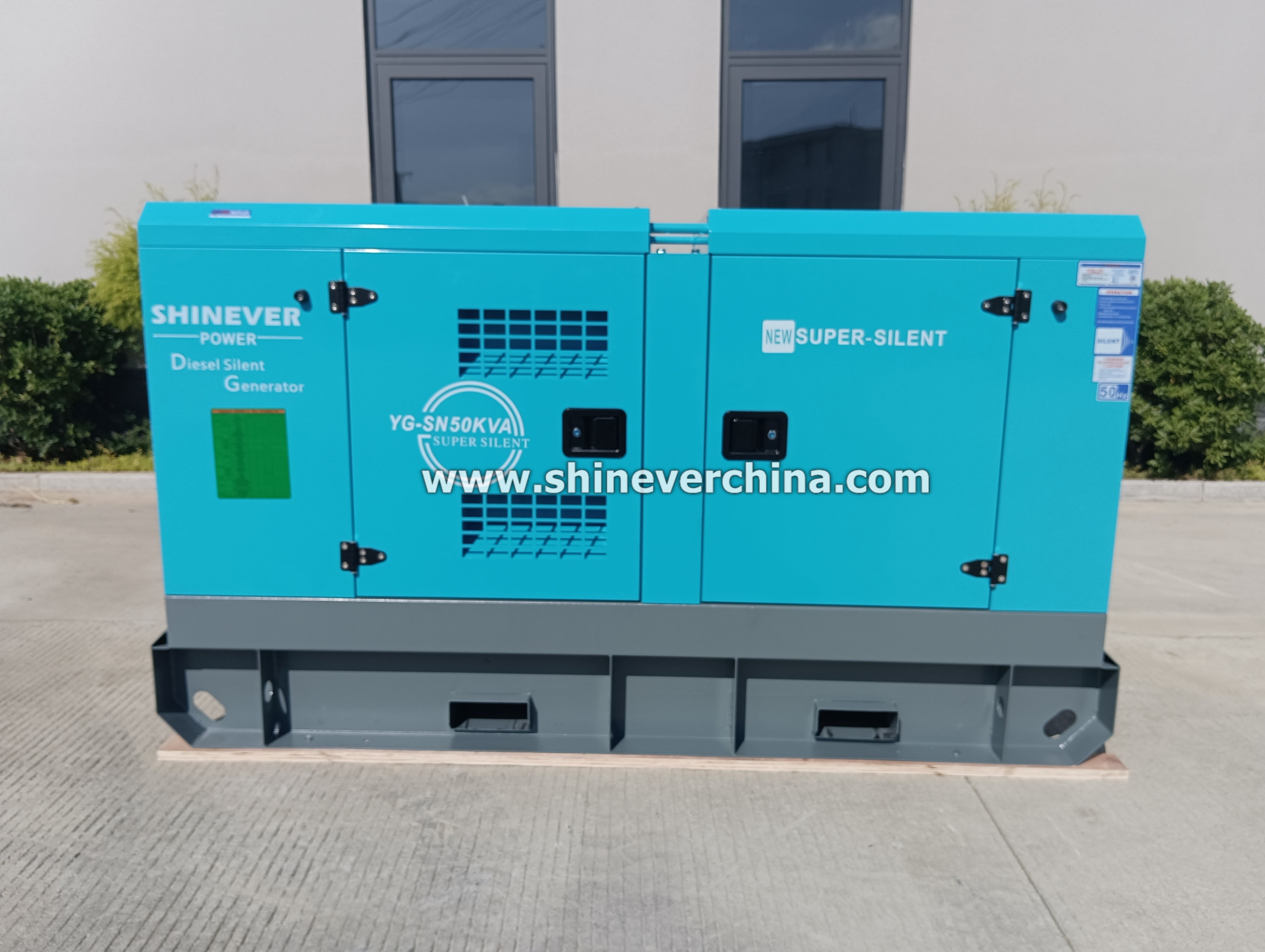 Shinever 柴油发电机组40KW/50KVA 静音款全自动潍柴斯帕金斯发动机 全铜无刷发电机电源