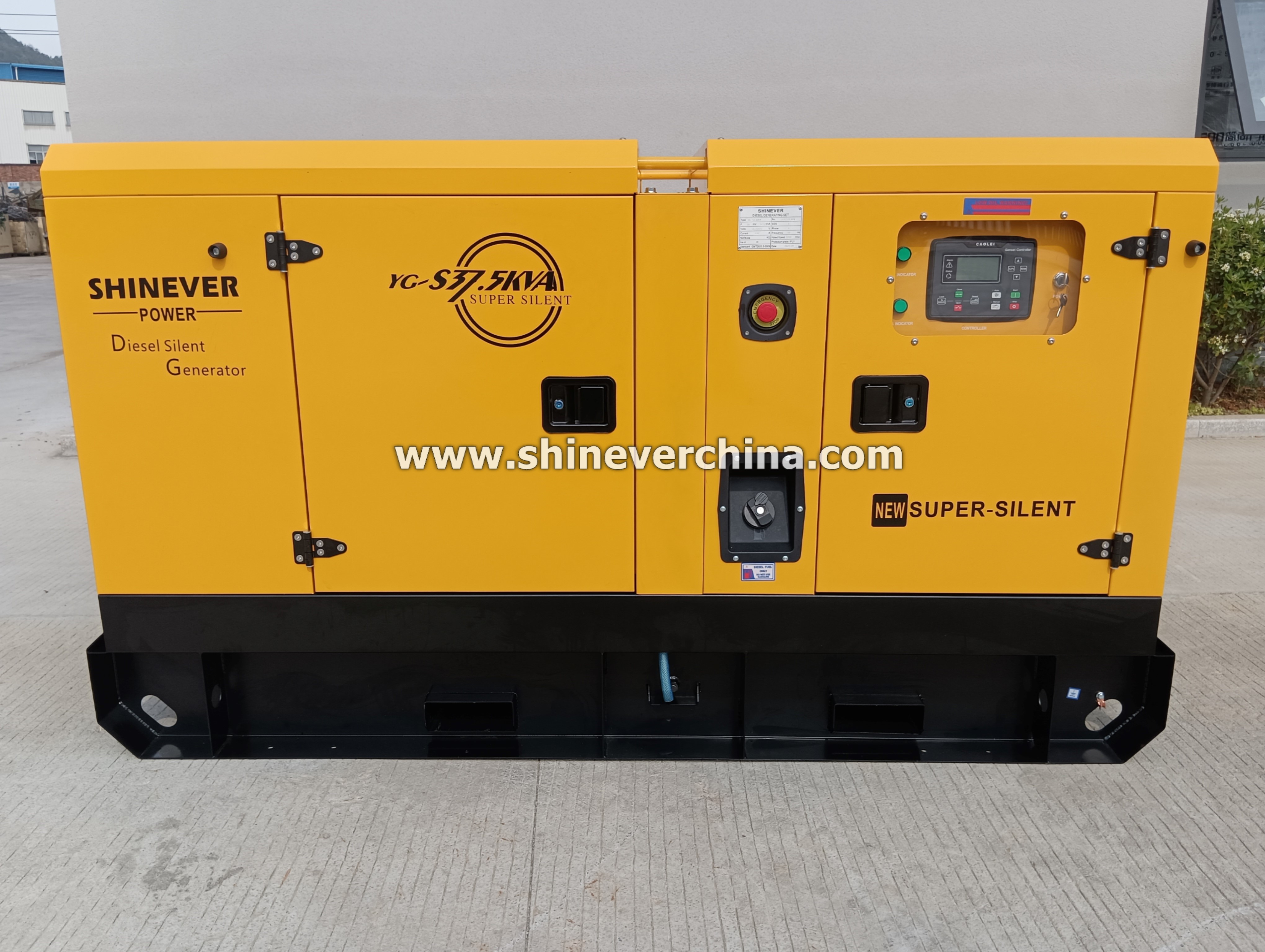 Shinever 大功率发电机组 潍柴帕金斯柴油发电机 30KW/37.5KVA Diesel Generator白底实物图
