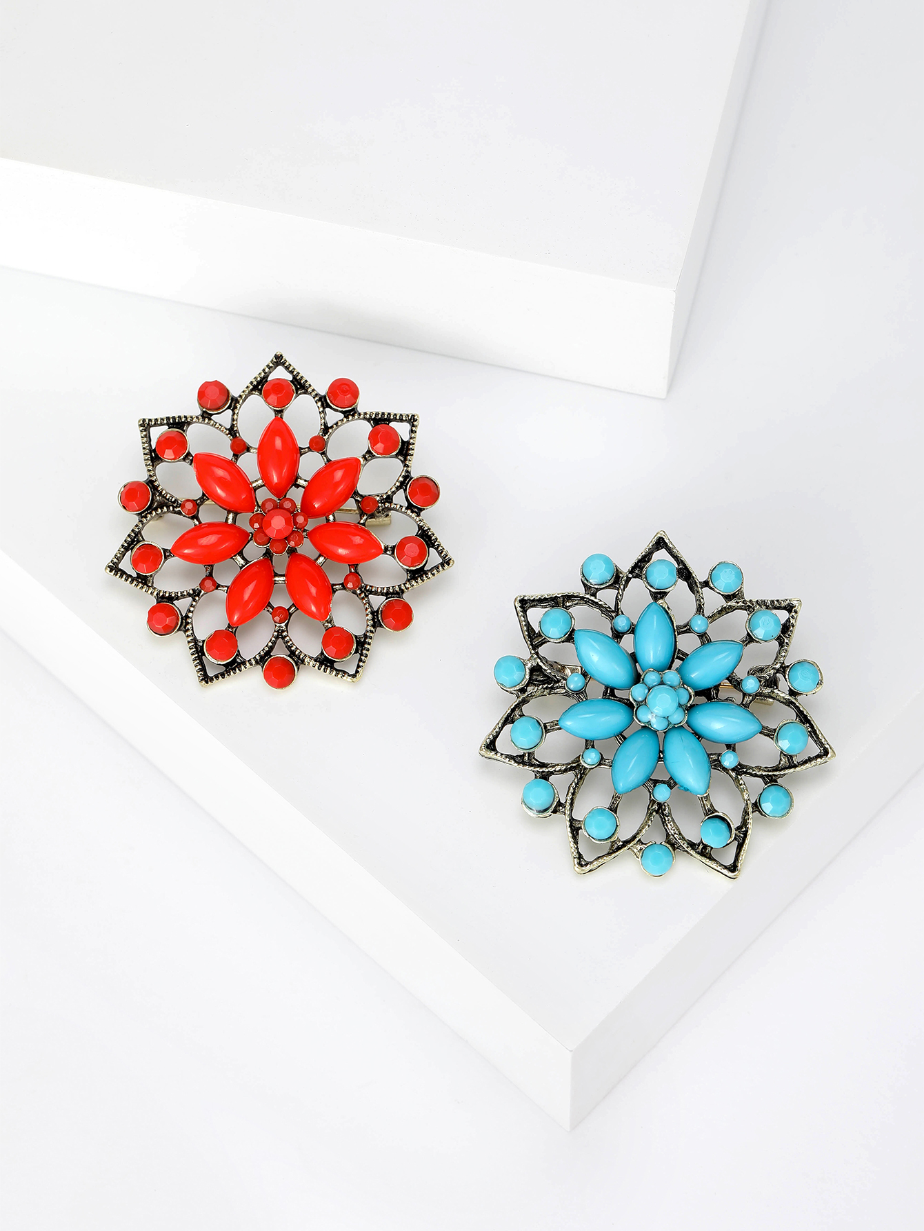 2024紫阳新款民族风系列胸针 胸针女时尚别针饰品领口设计感配饰西装配饰胸针徽章胸针胸针金属胸针