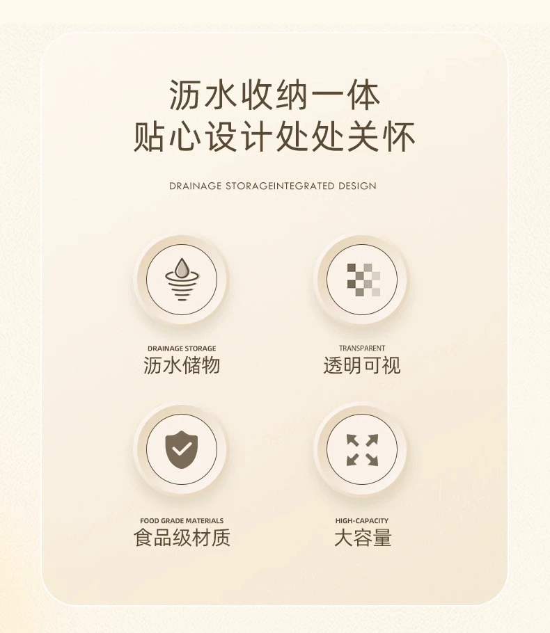 X104-沥水篮双层厨房家用创意可提式水果蔬菜沥水菜篮果蔬洗菜盆沥水篮沥水篮洗菜篮详情图2
