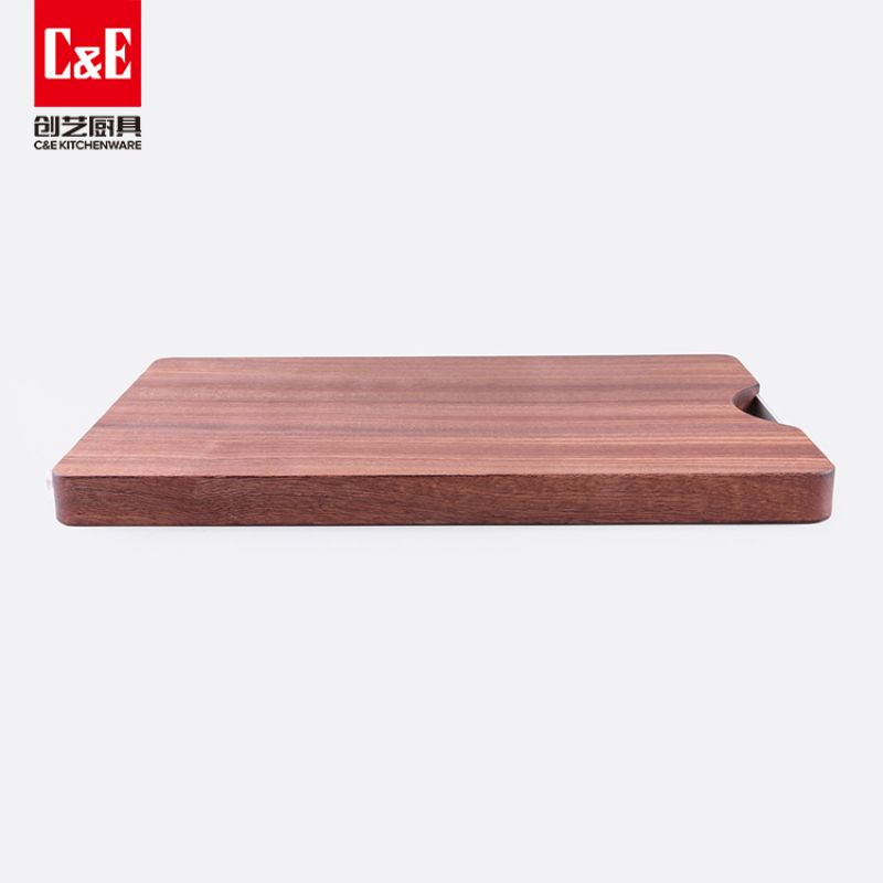 C&E Creative Kitchenware's new ebony wood cutting board is a household anti-corrosion and anti-mold cutting board with a size of 45*30 Specification image