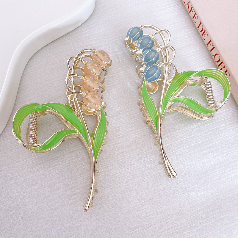 Super ethereal style, large-sized hairpin, women's back head summer hair accessory, ins shark clip detail image 2