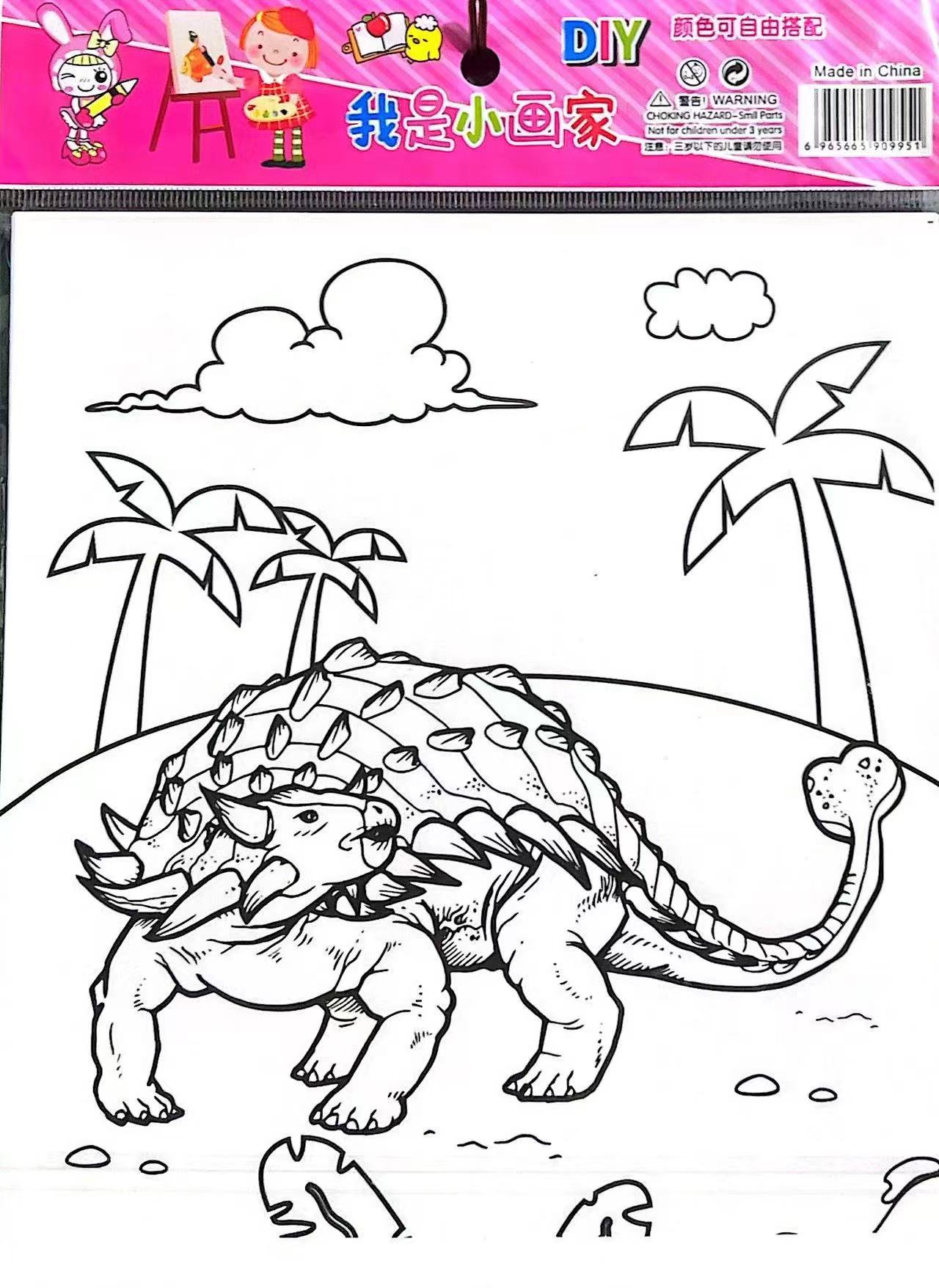 Bring a coloring book with 4 pens Application Scenario