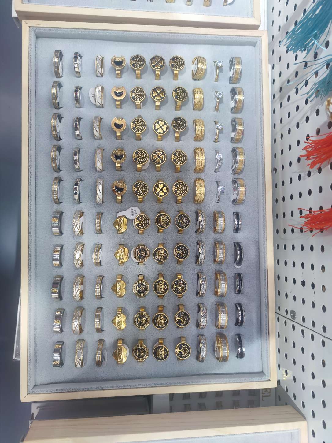 男士玉石戒指 高档不锈钢手饰 银色蛇形设计 高贵典雅饰品 手指装饰详情图1