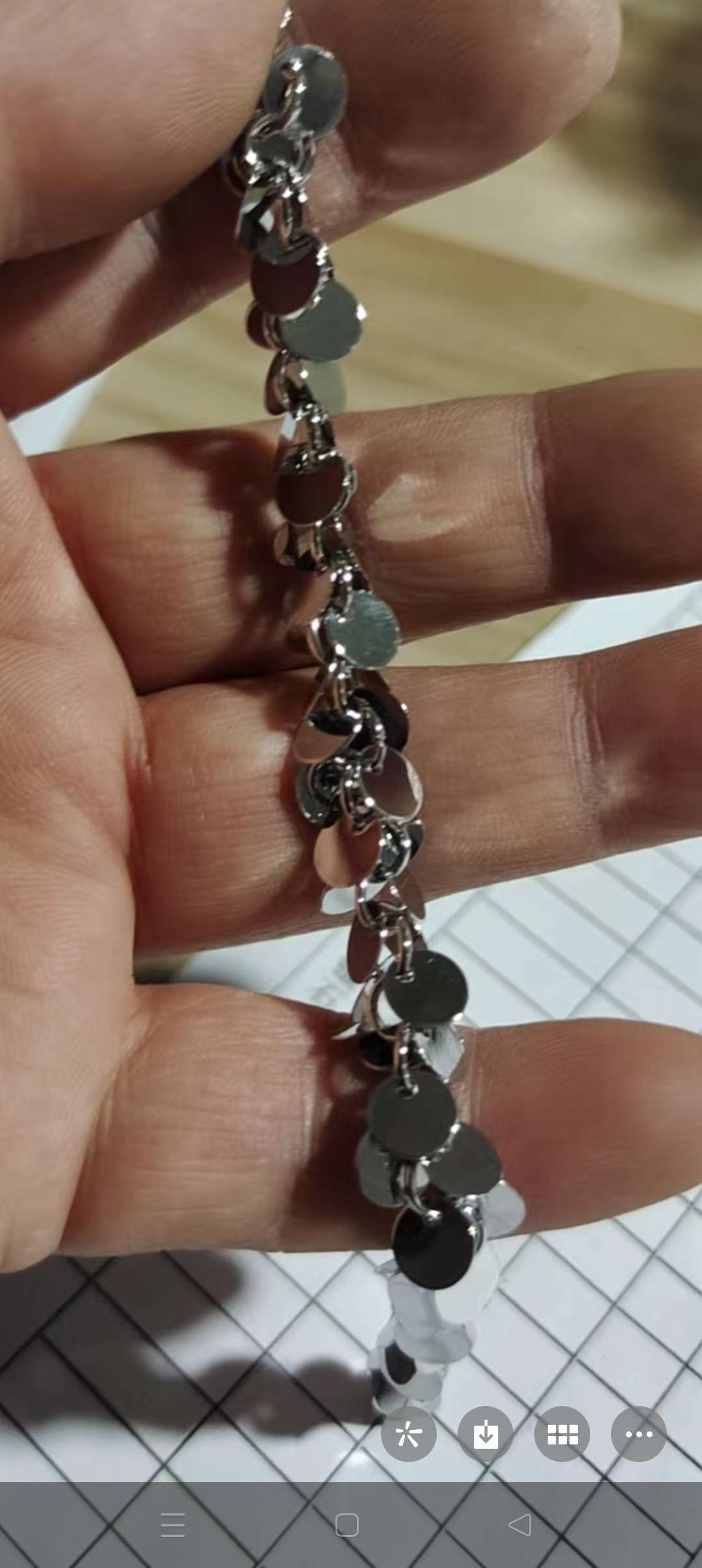 手工链，全铁，有树叶，水滴，五角星，马眼等形状，一米约280个圈，可电镀任何颜色