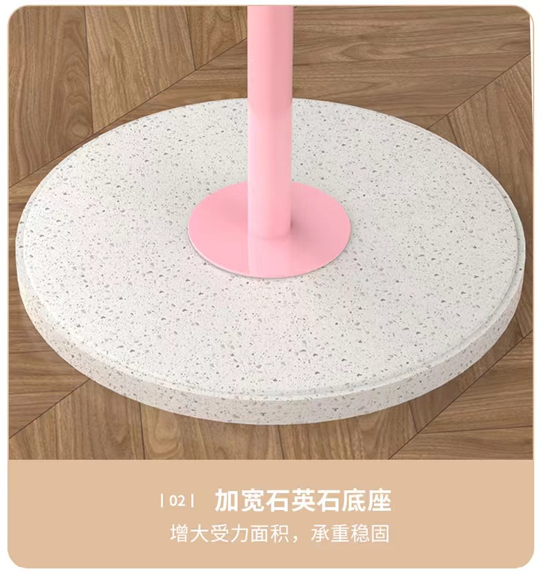 现代简约儿童彩色衣帽架家用落地挂衣架衣服收纳架小蘑菇衣架详情8
