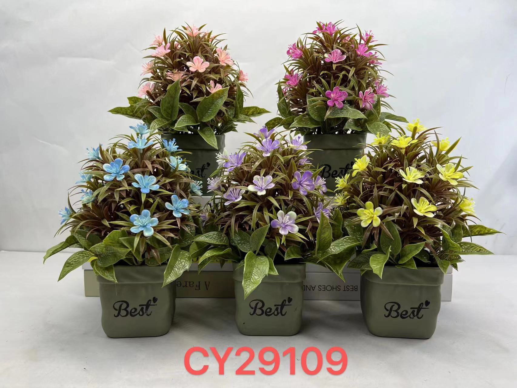 Miniature landscape of artificial flower bonsai Application Scenario