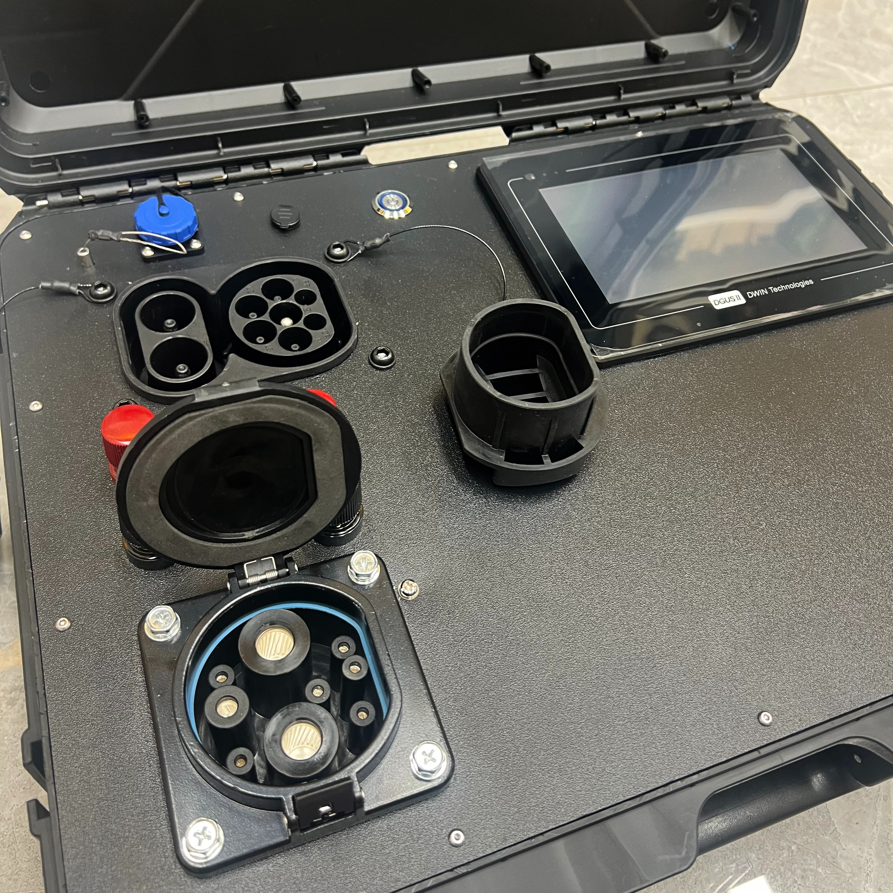 Charging Pile Tester Bms Simulator Double Gun European Standard + National Standard Specification drawing