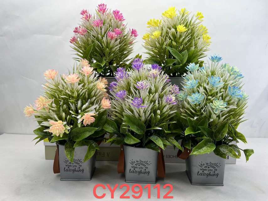 Miniature landscape of artificial flower bonsai Item Picture