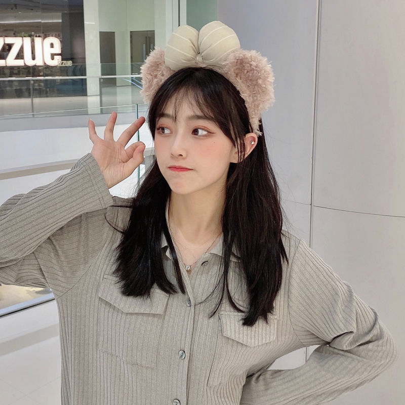 New Korean version Duffy Bear, Sherry Rose hairband, Lina Belle Star, Delu Mickey headband, hairpin, amusement park headwear detail image 3