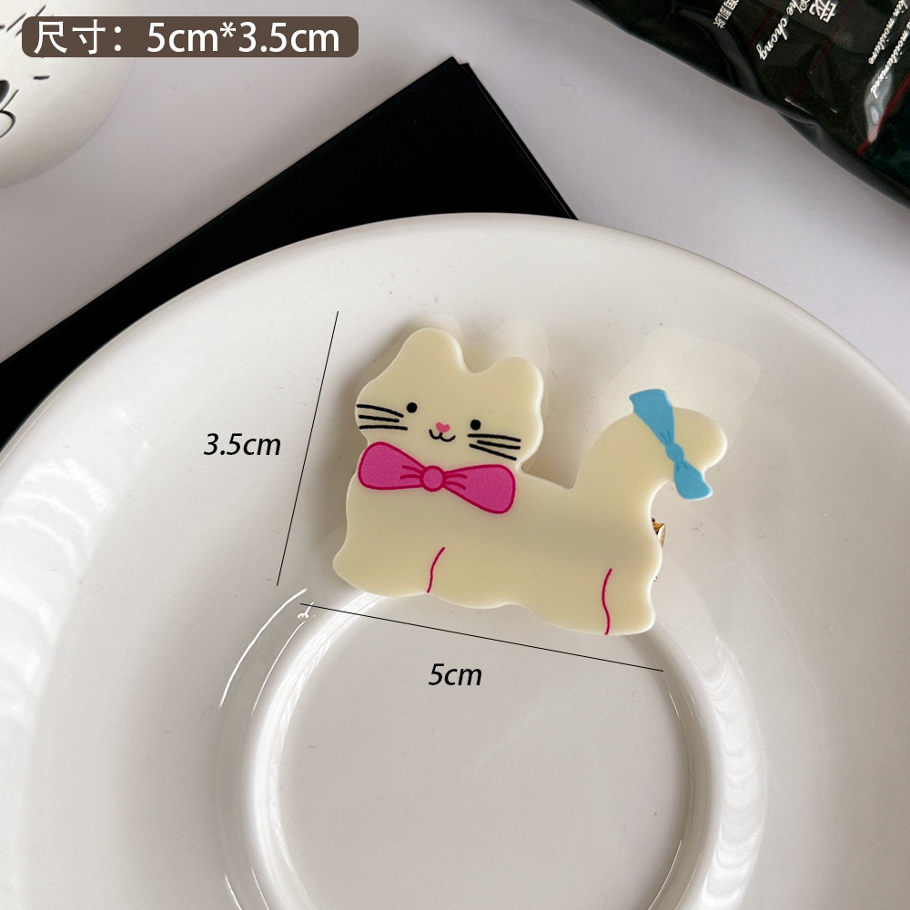 可爱创意猫咪发夹女前额刘海碎发夹百搭学生头饰发饰卡通  Application Scenario