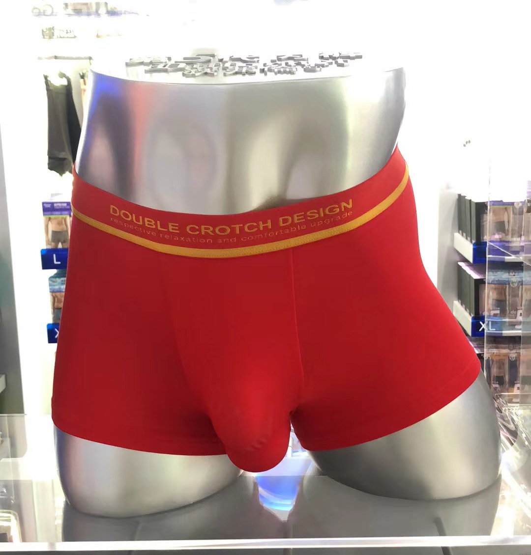 Fifth Generation Double Convex Modal Seamless Men's Underwear Men's Boxers 3 Pairs Of Comfortable Breathable Underwear full figure