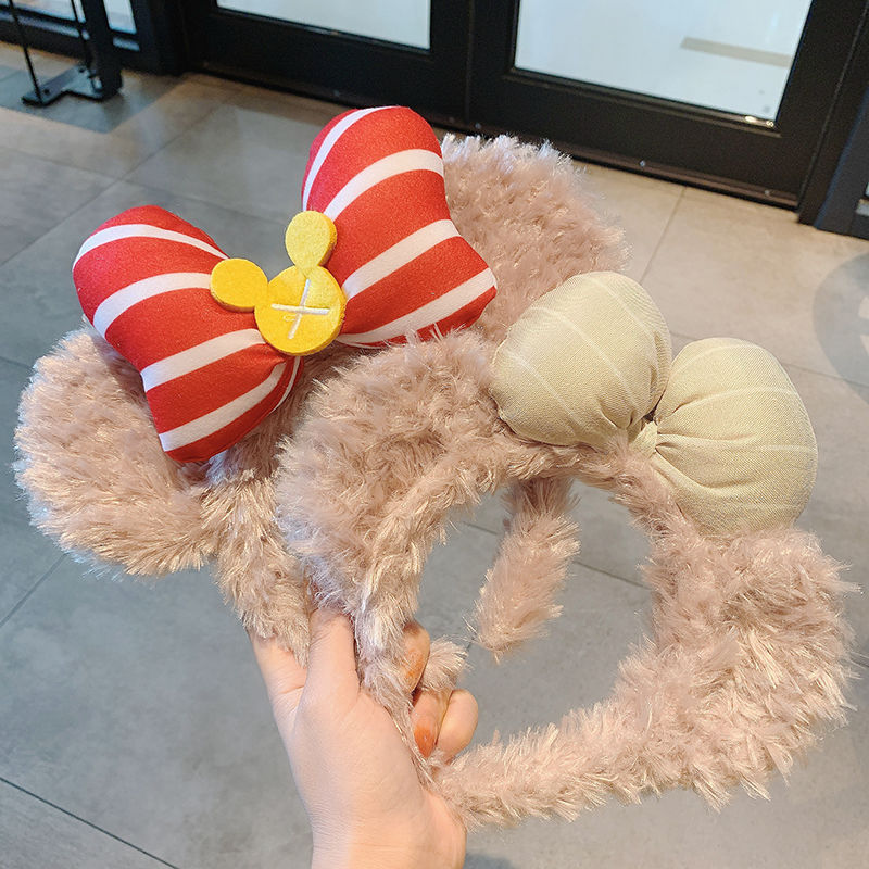 New Korean version Duffy Bear, Sherry Rose hairband, Lina Belle Star, Delu Mickey headband, hairpin, amusement park headwear
