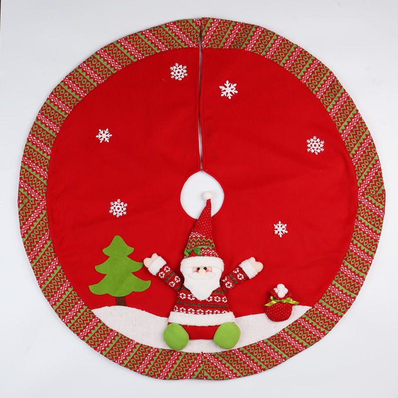 圣诞用品圣诞公仔树裙 圣诞节日装饰品 圣诞树裙 节日装扮家居装饰 圣诞气氛布置产品图