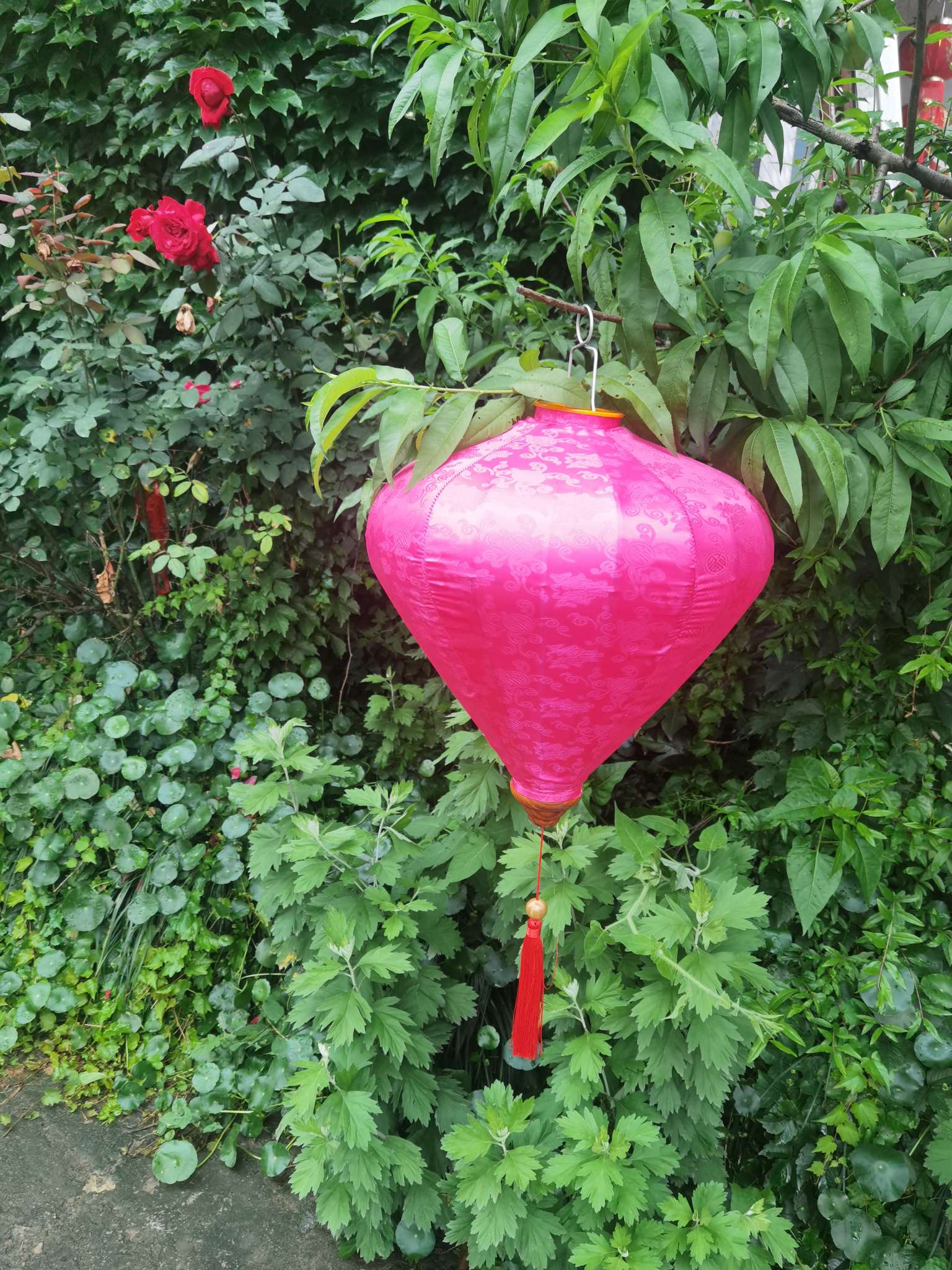 春节文化办公用品套装 小灯笼植绒装饰 无纺布灯笼挂饰 结婚对联装饰 春联祝福语精选 