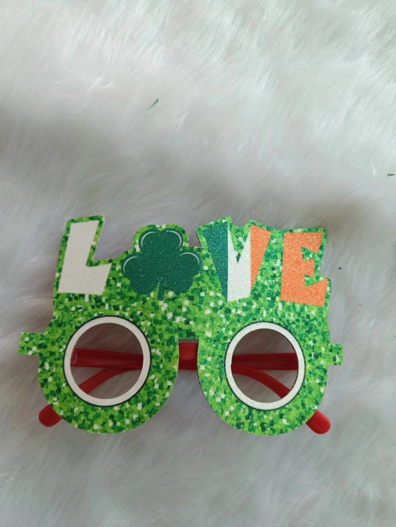 Christmas decorative glasses, Christmas antler glasses, Christmas decorative items, children's glasses, golden powder glasses, Christmas gold powder Christmas supplies, festival decorations, Christmas gift ornaments, 8 details Picture