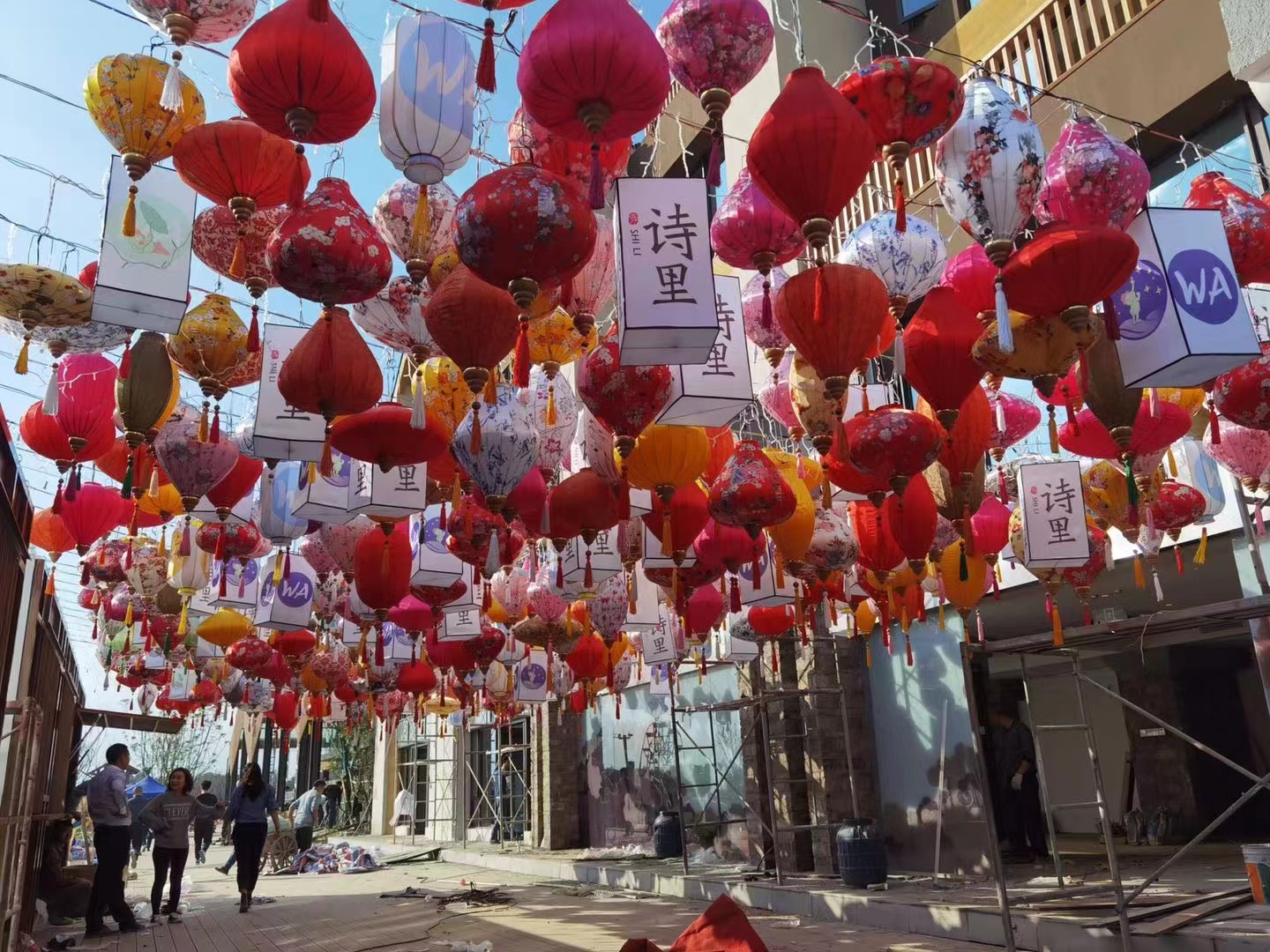 灯笼印字景区布置复古花灯定制火锅店古风餐厅民宿吊顶挂件彩灯细节图