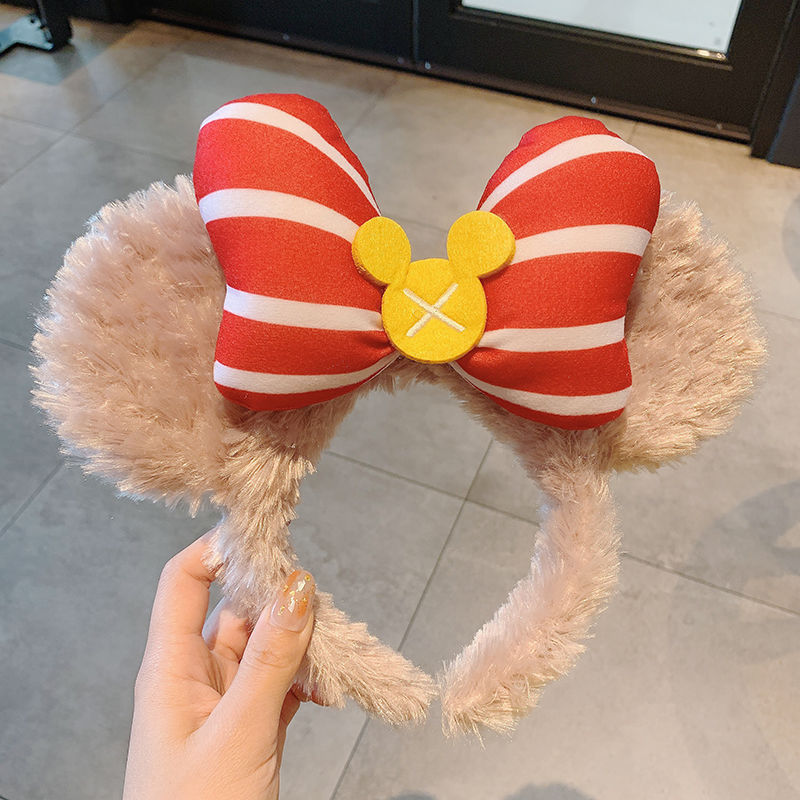 New Korean version Duffy Bear, Sherry Rose hairband, Lina Belle Star, Delu Mickey headband, hairpin, amusement park headwear detail image 5