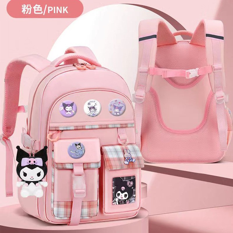 Children's schoolbag for primary school girls, large-capacity load-reducing and spine-protecting backpack 6