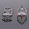 diy accessories, earrings, earring parts, anti-drop silicone behind ear plugs, high-end ear stud plugs, plastic transparent ear plugs details Picture