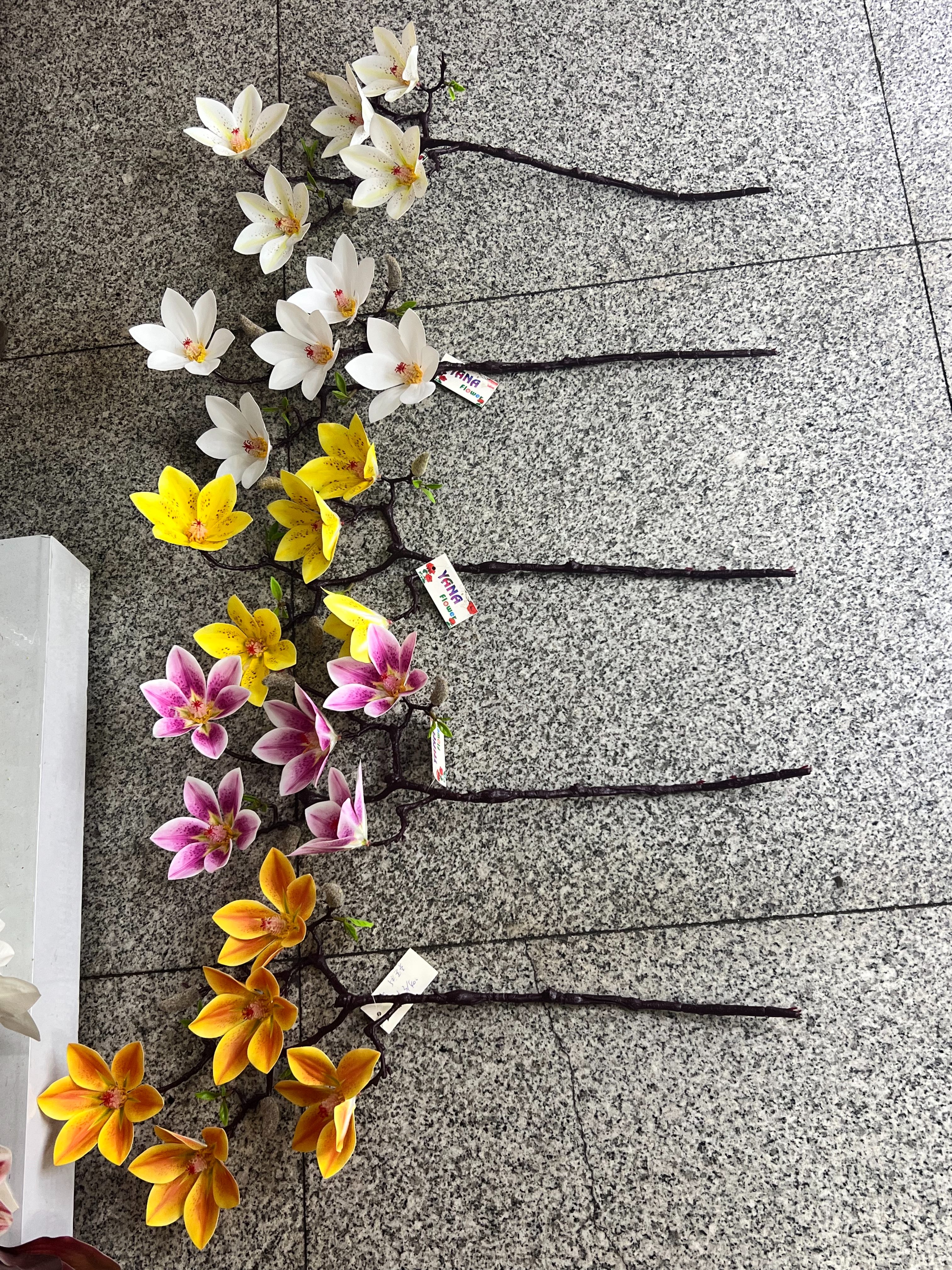 2022新款森系仿真花女绢花人造花 花杆铁丝手工DIY材料 仿贝花家居装饰品人造花