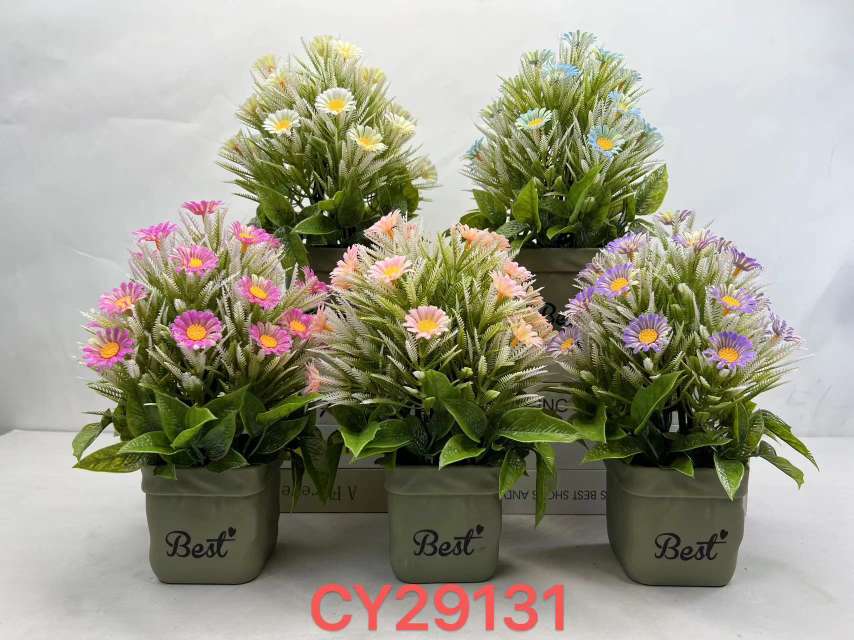 Miniature landscape of artificial flower bonsai Specification image