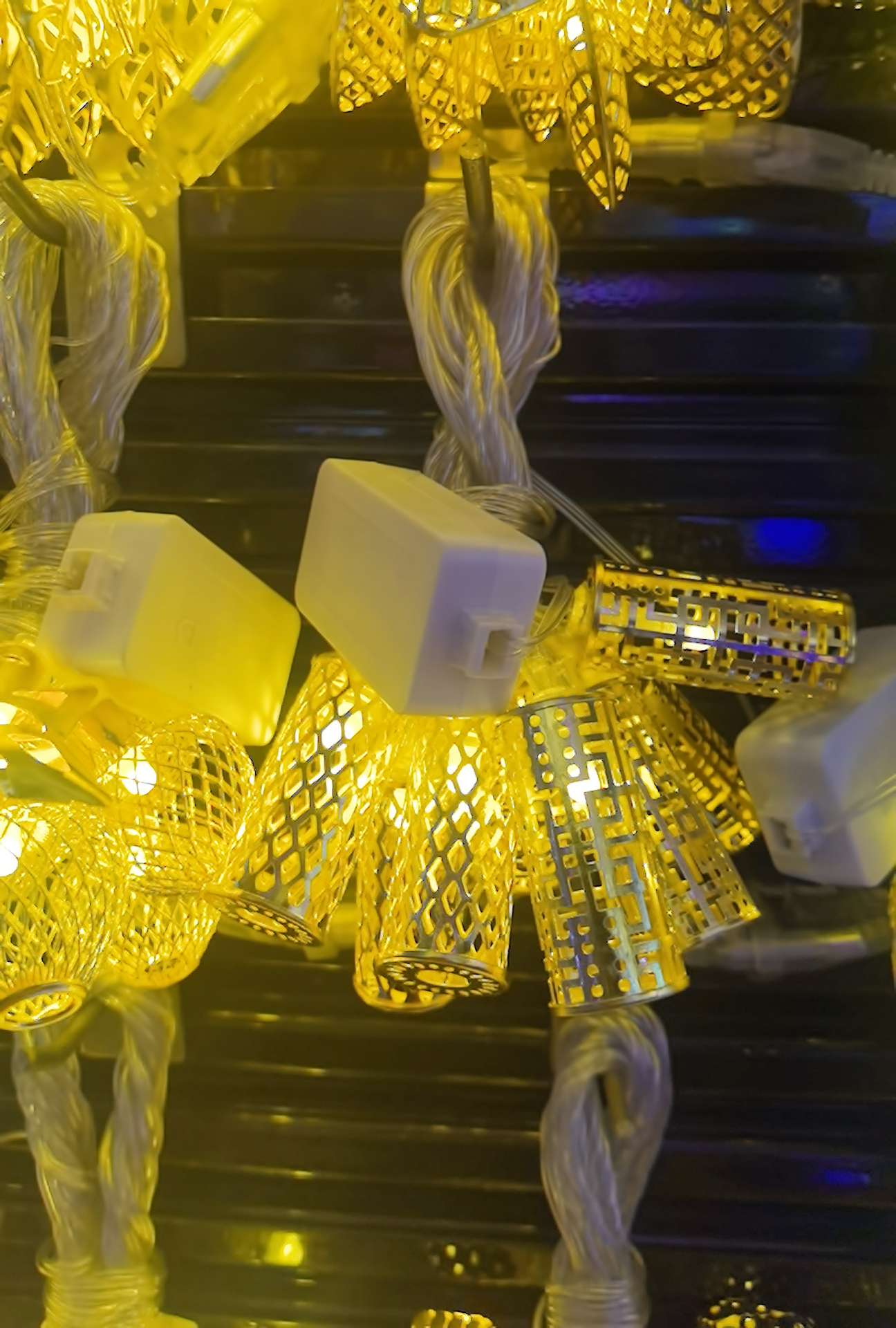 LED灯串室外装饰 灯饰照明节日气球灯串 晶瓷画LED泡泡鱼灯 节日户外气氛营造LED灯饰