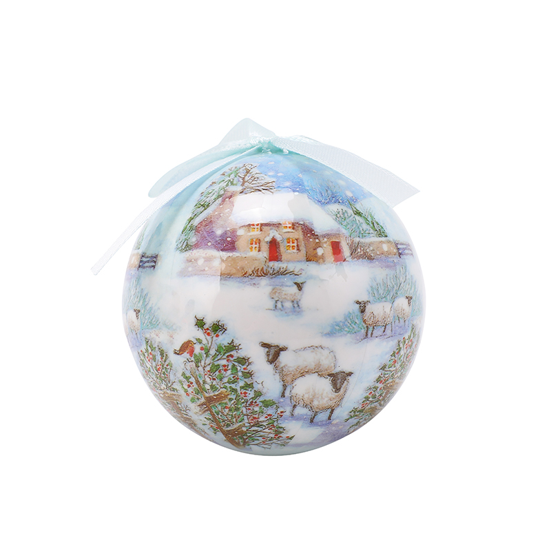 圣诞/树裙/圣诞装饰品/圣诞节/圣诞水晶球细节图