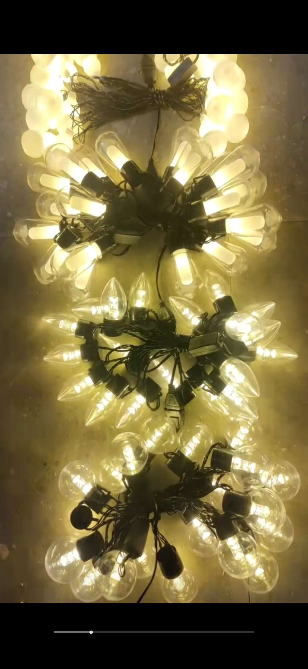 20LED暖光常亮灯泡系列，5米灯装饰灯