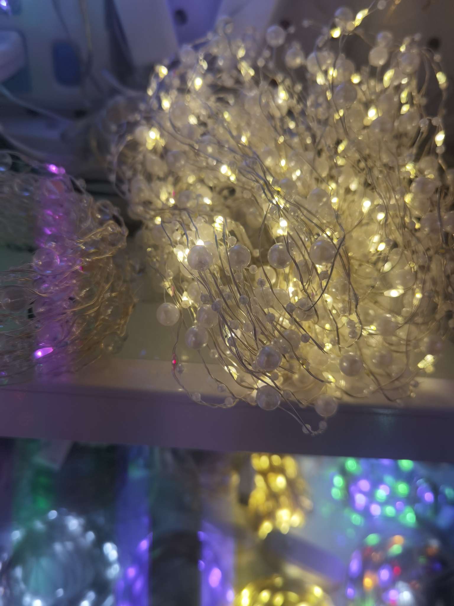 LED灯串室外气球灯串 灯饰照明节日灯户外装饰 LED泡泡鱼晶瓷画主题 环保节能气氛照明灯具