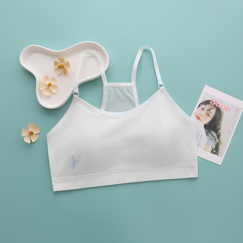 Growth underwear Female junior high school sports vest shock-proof running fixed cup I-back puberty bra Application Scenario