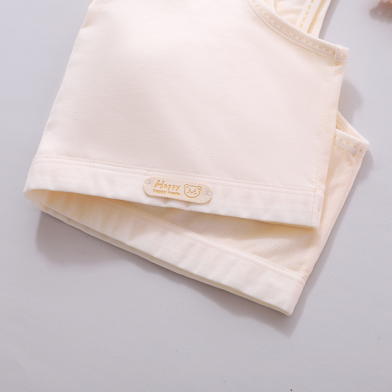 Traceless rabbit ears little vest for girls Junior high school sports bra for high school students Growing girls underwear Specification drawing