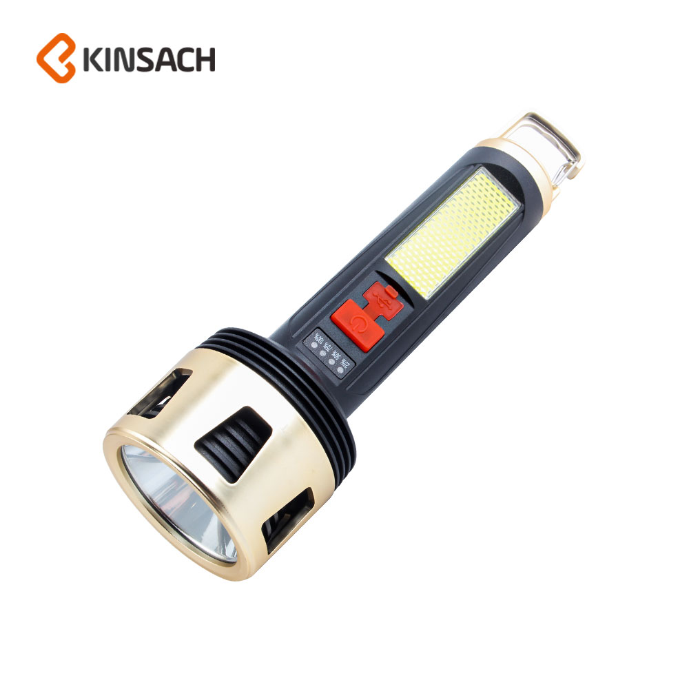 KINSACA星之源太阳能type-c充电塑料 手电筒