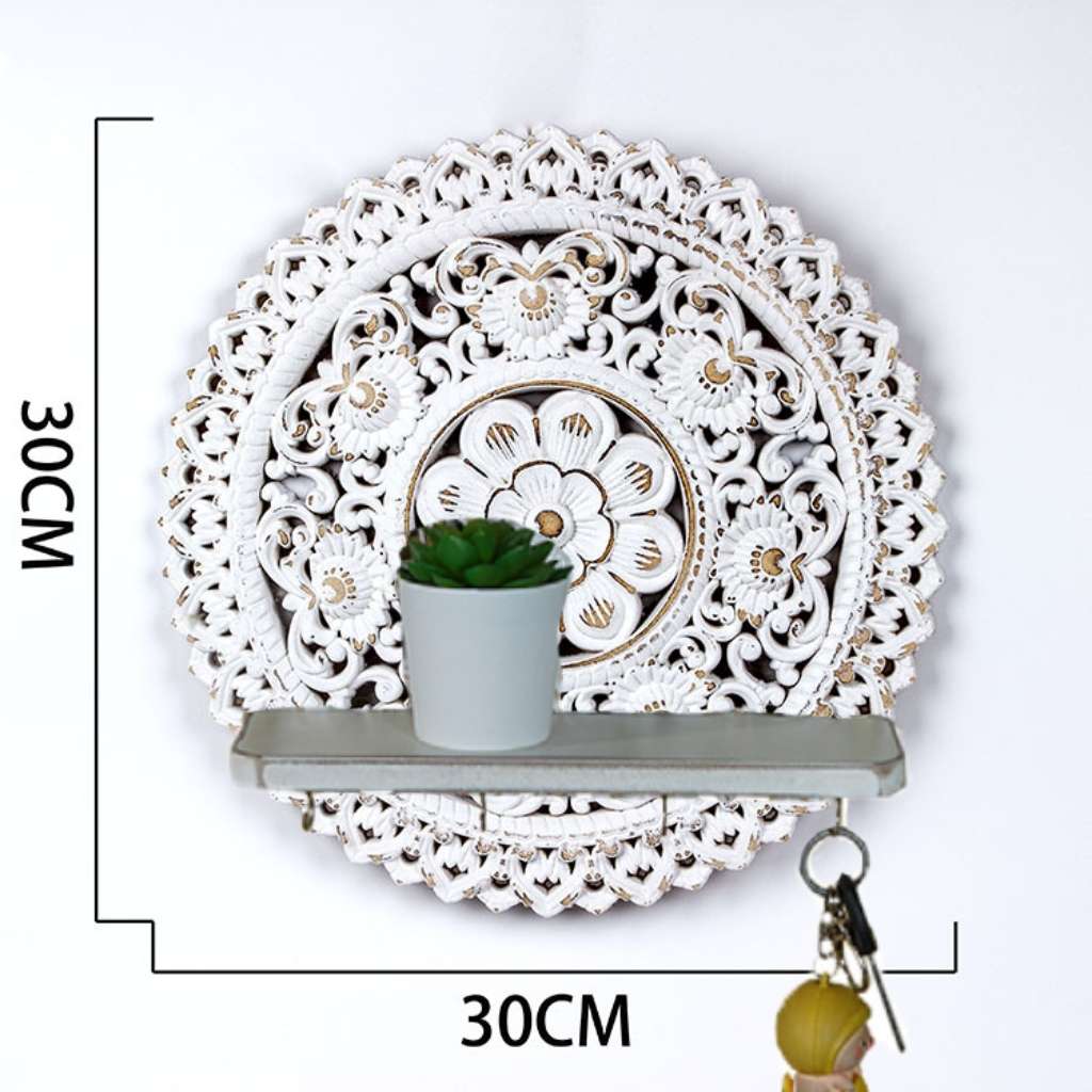 Bodhi Root wood bead handicrafts, vases, ornaments, wooden handicrafts, children's toys, wooden signs, hanging decorations, eco-friendly gifts, creative home decorations Application Scenario