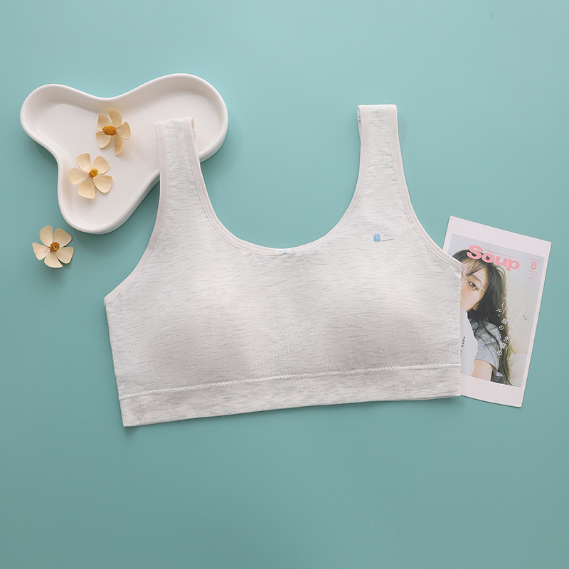 Girls bra small vest bare ammonia underwear female middle and high school girls puberty students sports shock summer Specification drawing