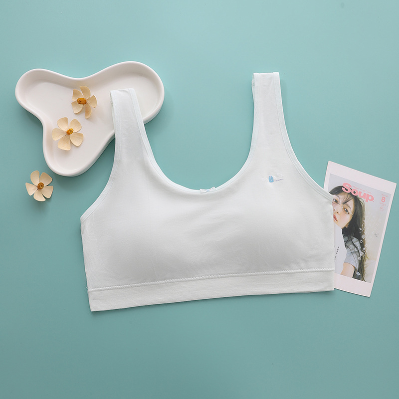 Girls bra small vest bare ammonia underwear female middle and high school girls puberty students sports shock summer Application Scenario