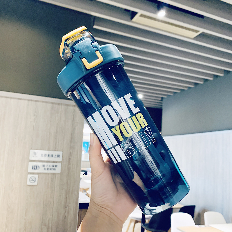 X19-24338运动吸管杯带锁扣蛋白粉摇摇杯800ml大容量运动水杯详情图2