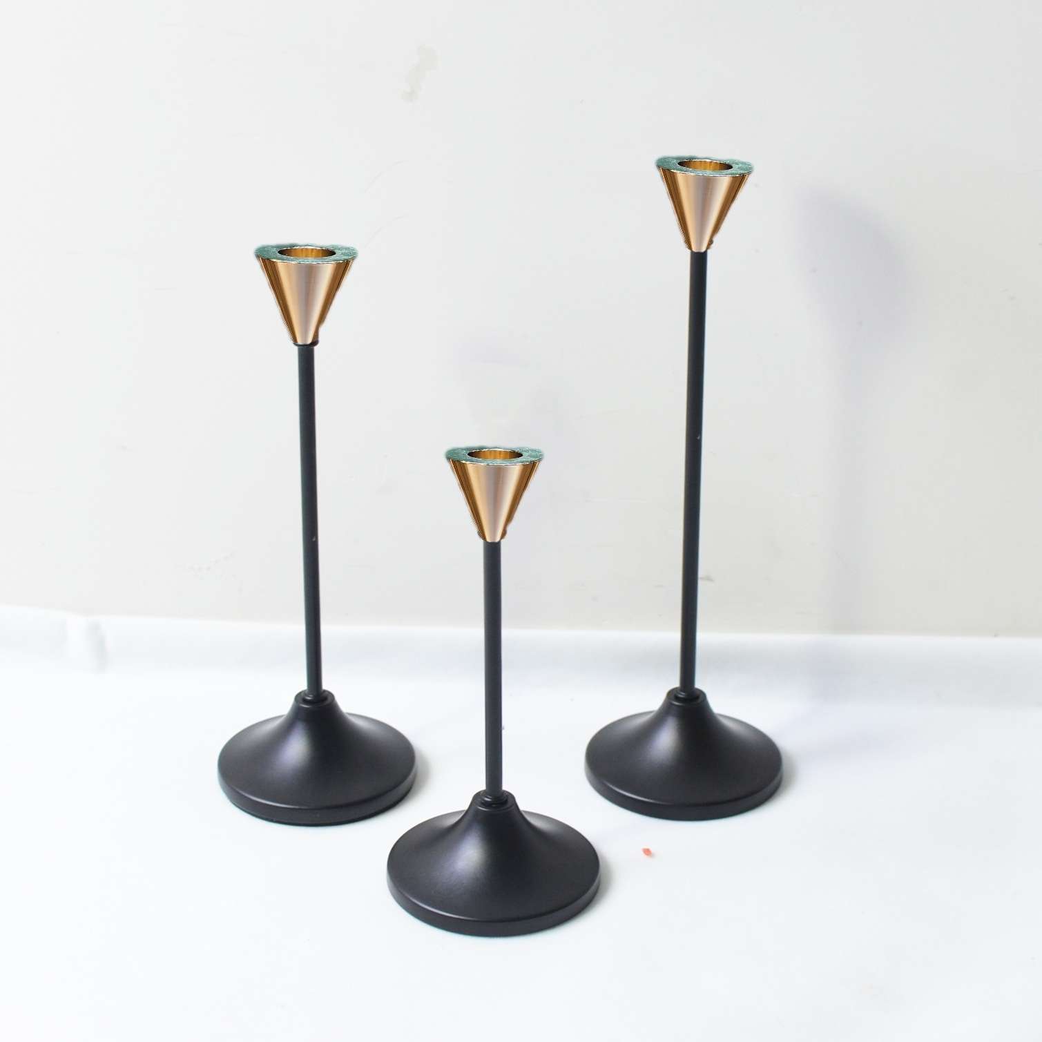 烛台铁艺圣诞摆件 婚庆 儿童玩具 精致木质工艺品 环保无毒安全莲花烛台烛台工艺品铁艺烛台玻璃烛台详情图3