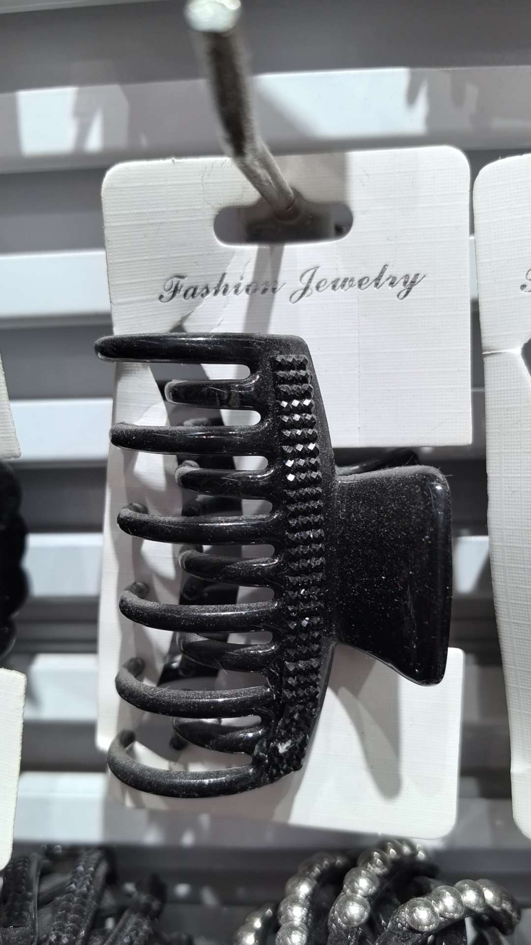 发夹，2024新款发夹女高端的发爪，黑色系`一字爪