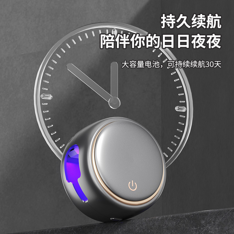 R24-RA-967 New smart toothbrush set, travel portable UVC ultraviolet disinfection box, toothbrush drying rack Application Scenario
