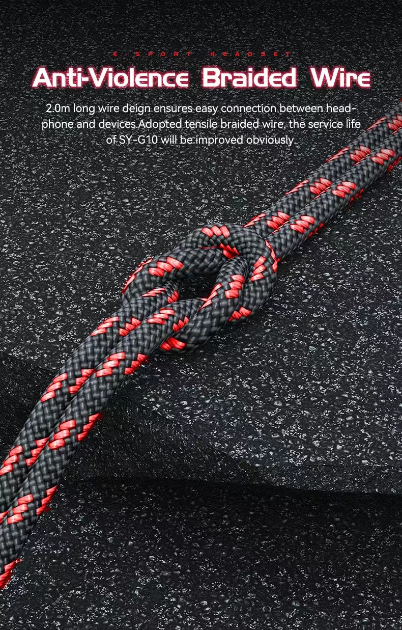 SY-G10有线PS5耳机游戏电脑Switch耳机带头戴式吃鸡电竞P详情11