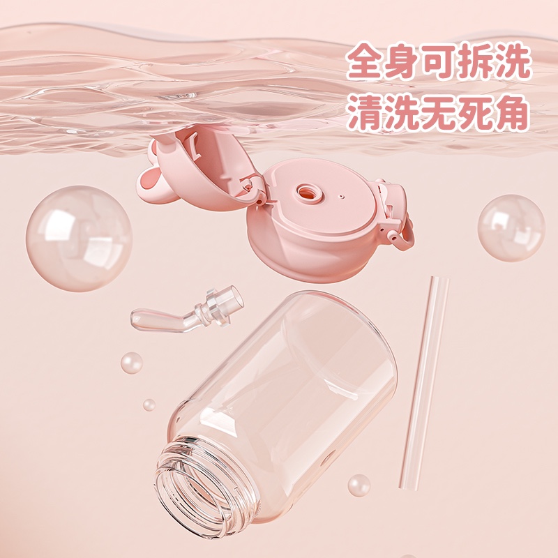 兔yoyo塑料杯儿童杯子水杯儿童夏季可爱详情2