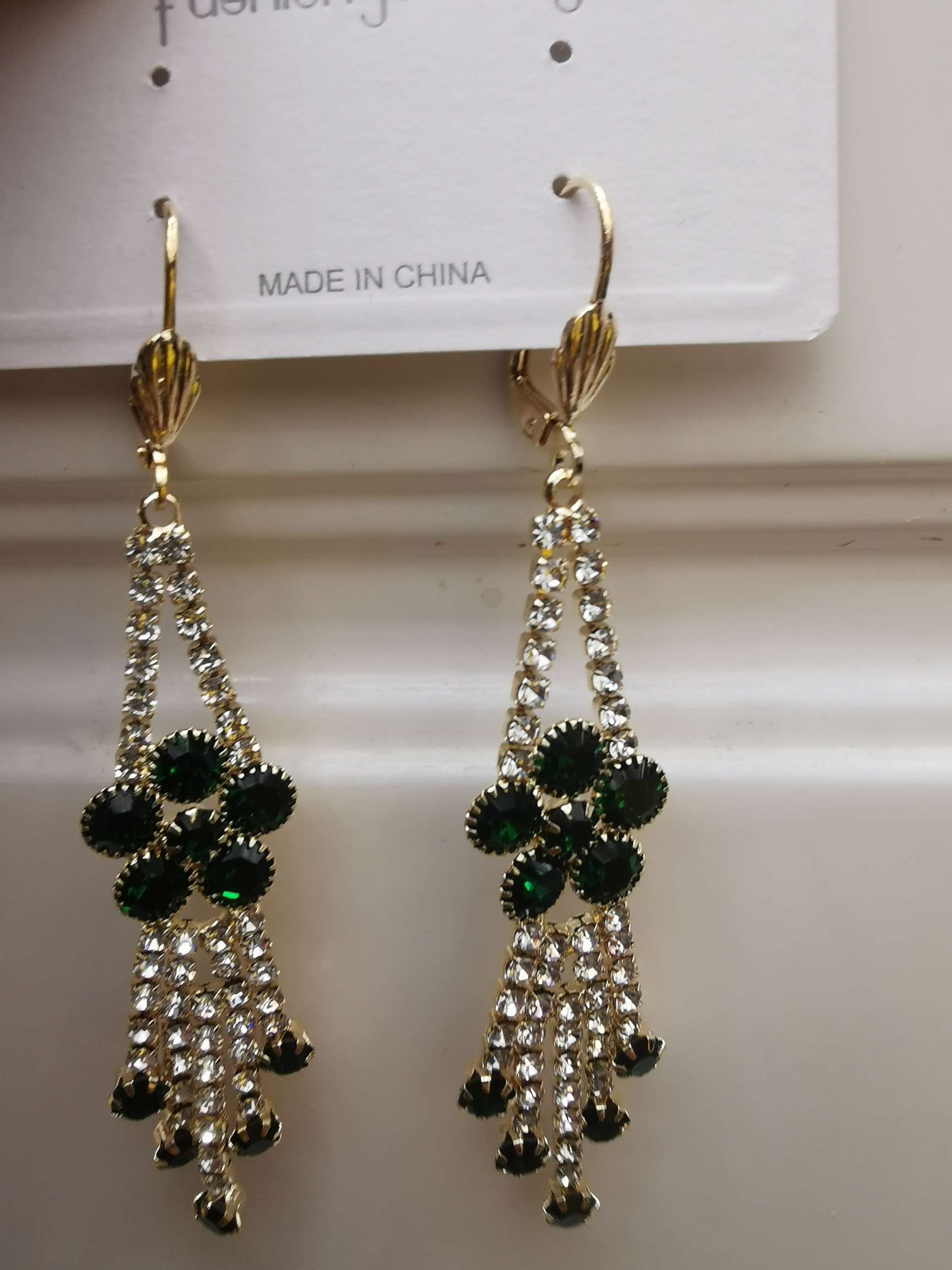 烧焊锆石耳饰 精致饰品 女士时尚耳环 优雅耳饰 