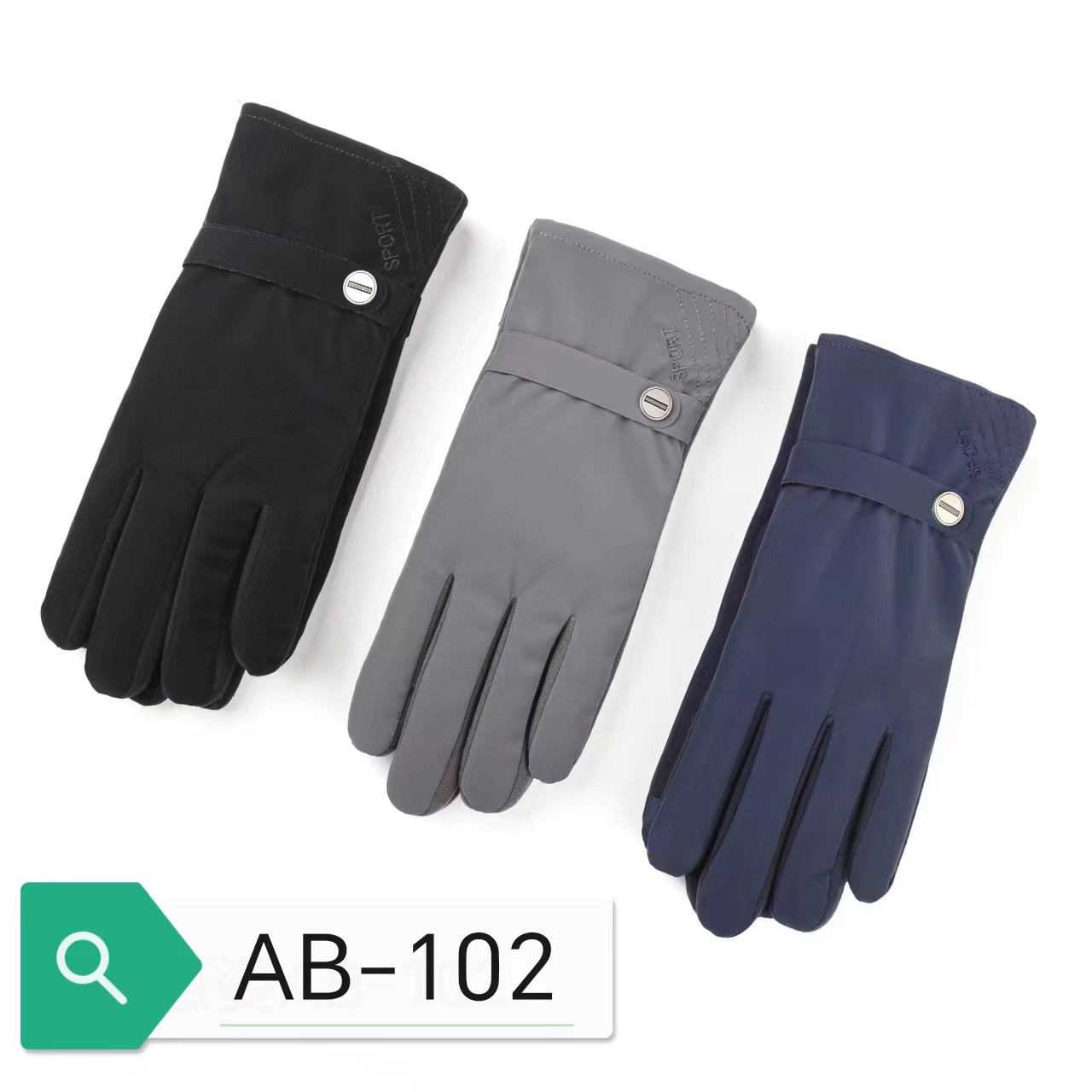 Cross-Border Safety Hand Protection Universal Gloves Outdoor Riding Cold Warm Gloves Fashion Men's Velvet Skin Touch Screen Gloves Windproof Cotton Gloves details Picture
