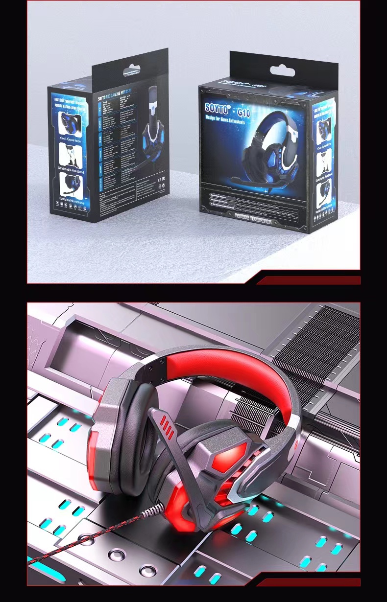 SY-G10有线PS5耳机游戏电脑Switch耳机带头戴式吃鸡电竞P详情17